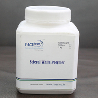 scleral white acrylic